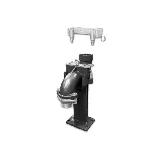 Codo de acoplamiento móvil modelo CAM3 de Barmesa Pumps para facilitar conexiones en estaciones de bombeo
