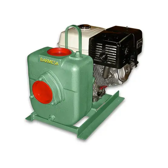 Bomba autocebante modelos 27M y 29M con motor de gasolina de Barmesa Pumps