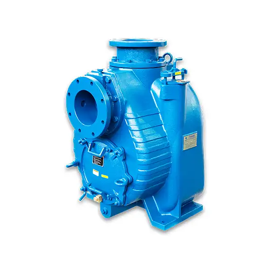 Bomba autocebante tragasólidos modelo SH8-U de Barmesa Pumps diseñada para bombeo de aguas residuales