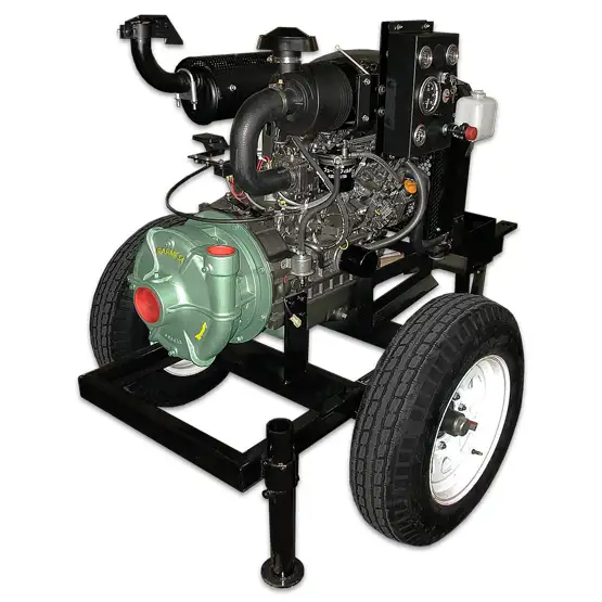 Vista derecha de la bomba centrífuga de alta presión modelo IA1 de Barmesa Pumps