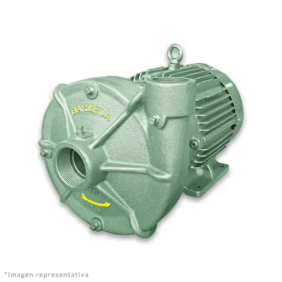 Vista derecha de la bomba centrífuga de alta presión modelo IA2HH de Barmesa Pumps