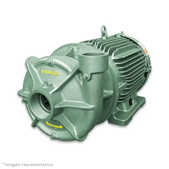 Vista derecha de la bomba centrífuga de alta presión modelo IA3 de Barmesa Pumps