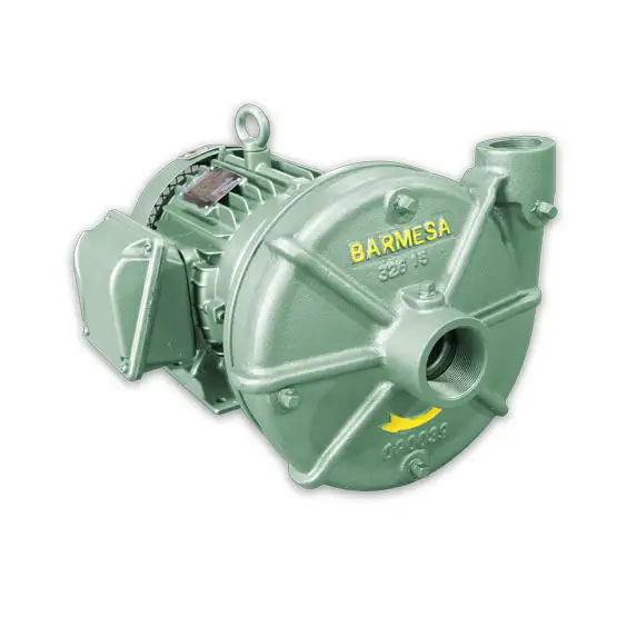 Vista izquierda de la bomba centrífuga de alta presión modelo IA de Barmesa Pumps
