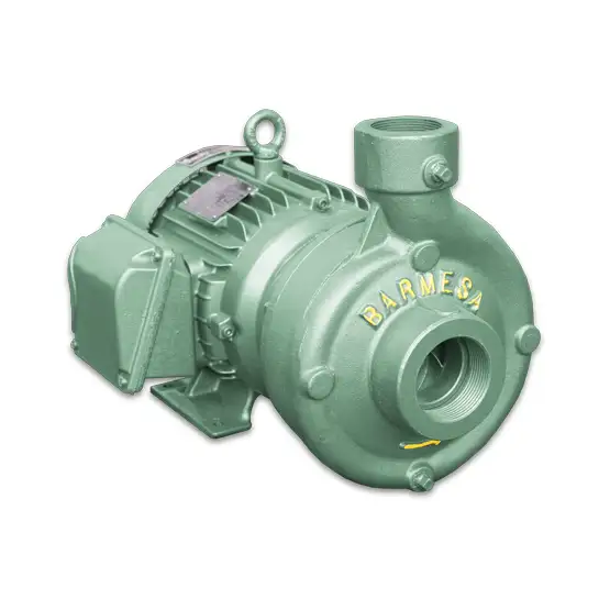 Vista izquierda de la bomba centrífuga de mediana presión modelo IB de Barmesa Pumps