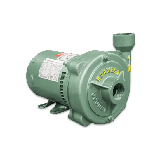 Vista frontal de la bomba centrífuga de mediana presión modelo IC-1.5 de Barmesa Pumps