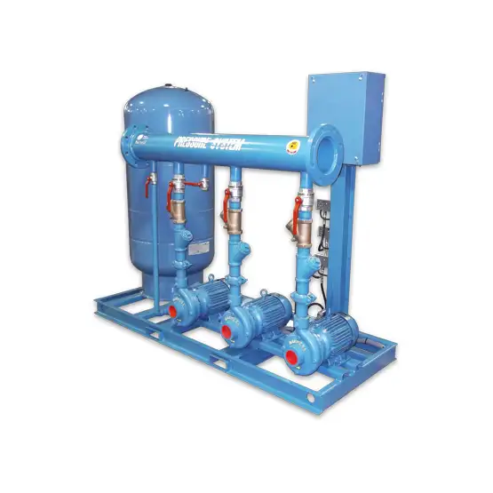 Equipo hidroneumático modelo EHT-1T de Barmesa Pumps para aplicaciones residenciales e industriales